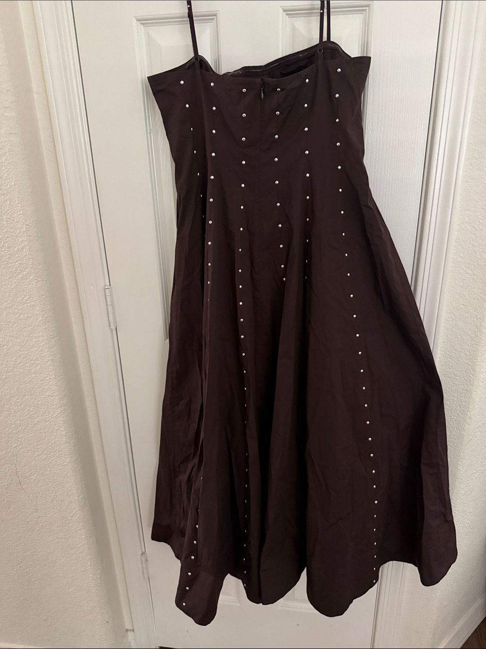 STAUD Wylie Stud Sleeveless Midi Dress - Picture 5 of 6